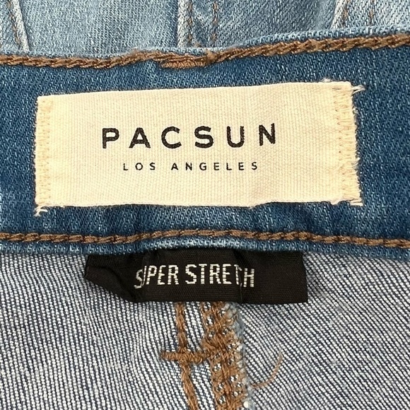 PacSun Ankle Rough Hem Super Stretch Distressed Jeggings Size 27 Women’s - Picture 2 of 6
